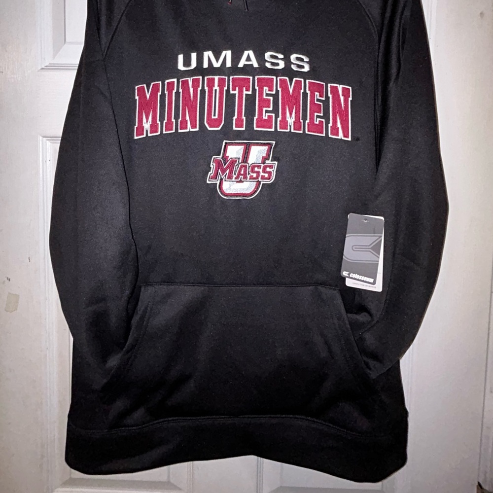 βΎοΈποΈ University of Massachusetts UMASS Minutemen Marquee Varsity Hoodie ποΈπ - Picture 4 of 16